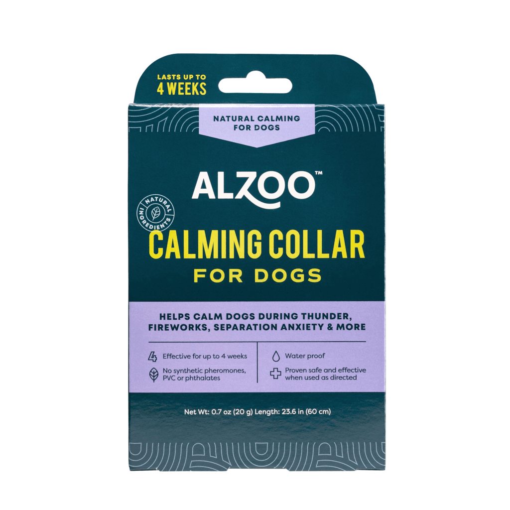 Alzoo All Natural Calming Collar for Dogs, 23.6-in
