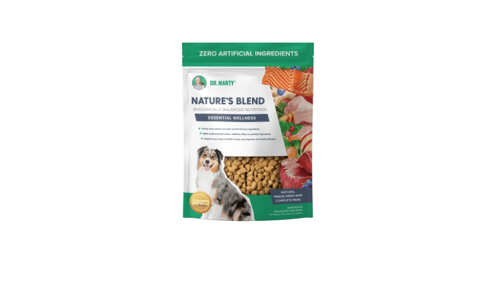 Dr. Marty Nature's Blend Essential Wellness Freeze-Dried Dog Food, 16-oz